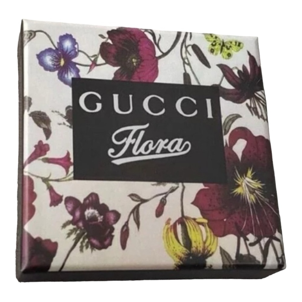 NEW Sealed authentic Gucci Gold Flora compact mirror - Picture 2 of 8